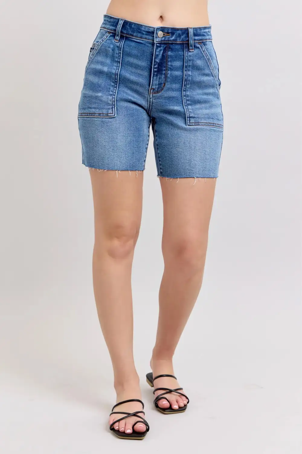 Pocket Detail Relaxed Bermuda Shorts