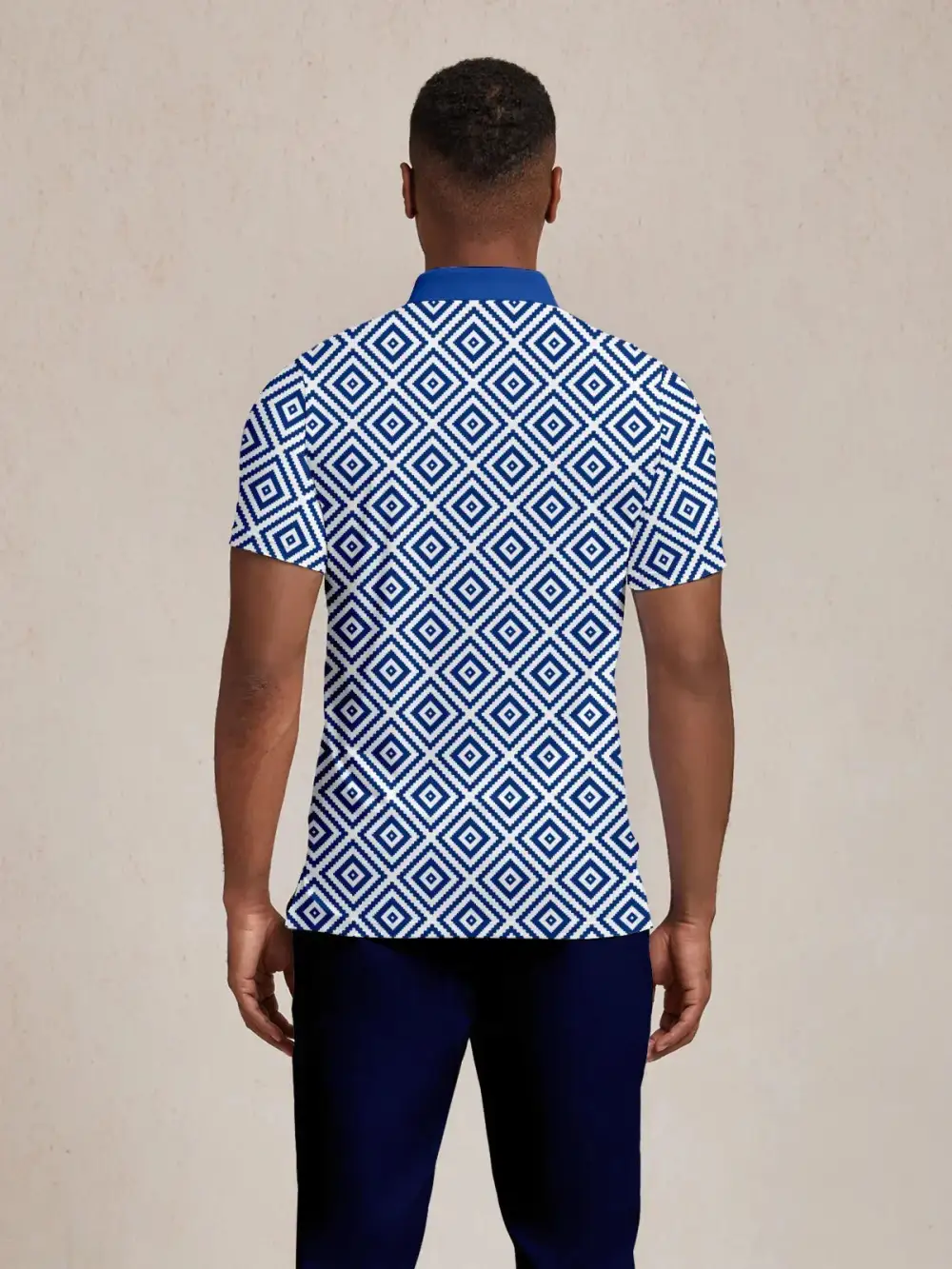 Short Sleeve Button Up Polo Shirt