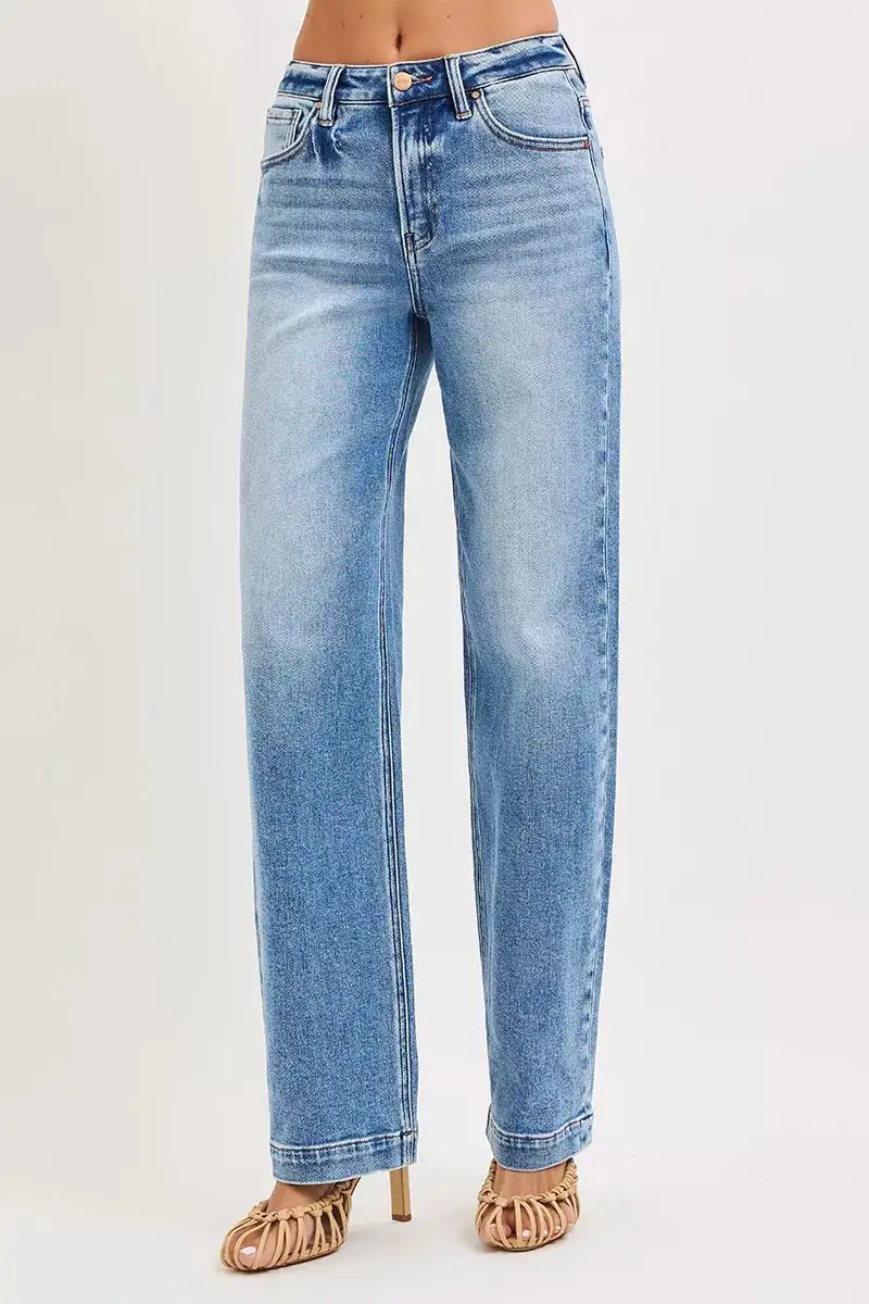 High Rise Baggy Jeans