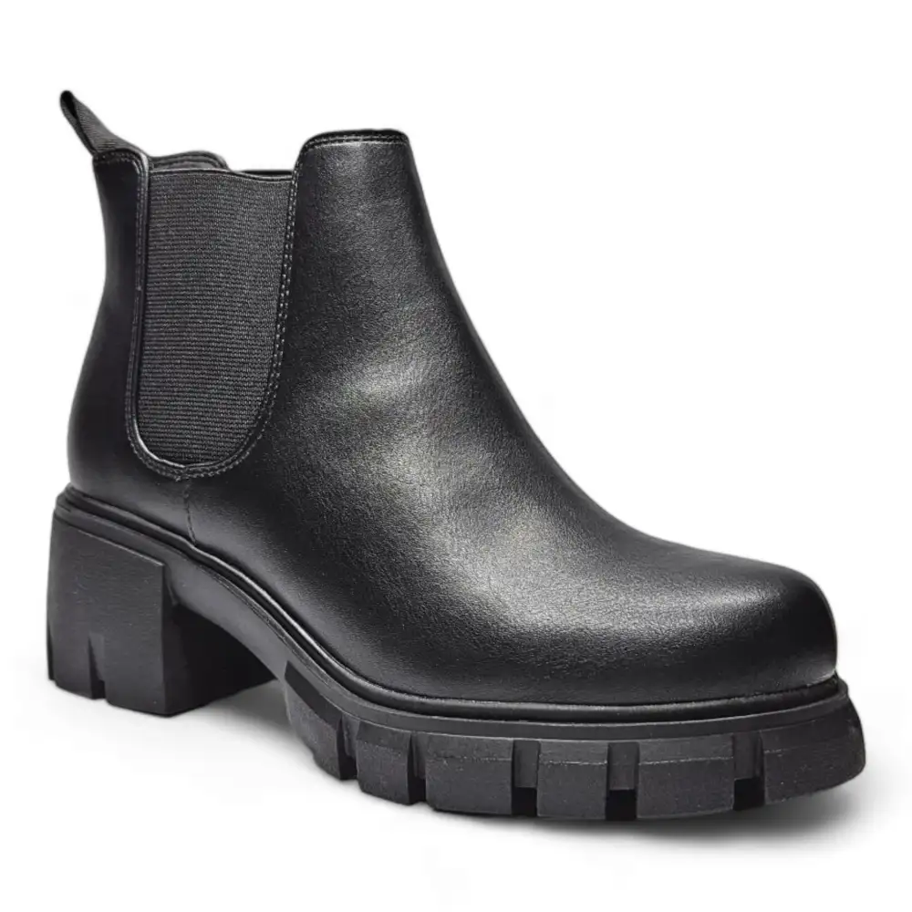 Poppy Lug Sole Slip-On Chelsea Bootie