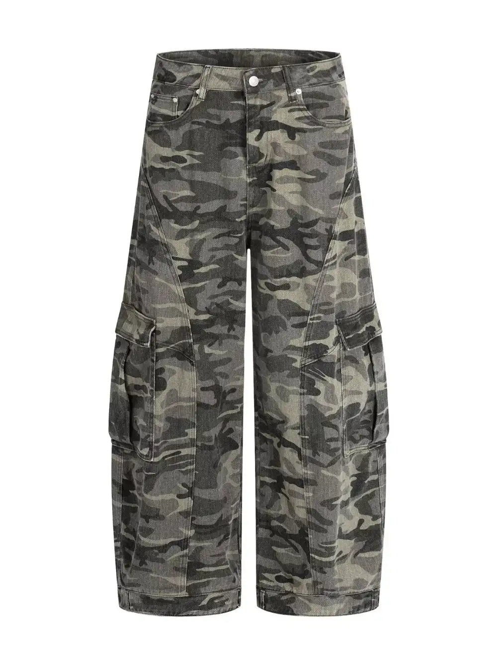 Relaxed Men's Camouflage Cargo Pants
