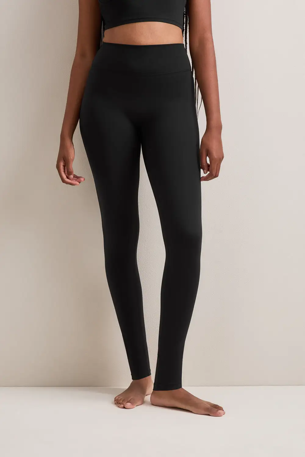 High Waist Clean Front Leggings