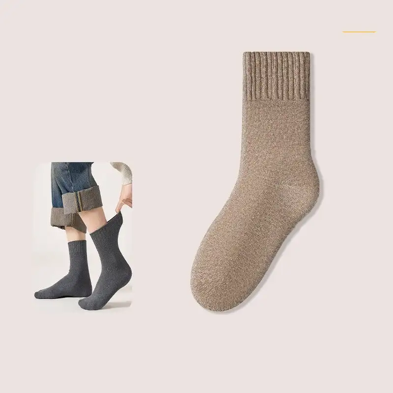 Cozy Thermal Terry Crew Socks