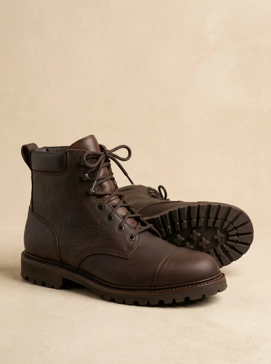 Men's Explorer Topographic Map Work Boots