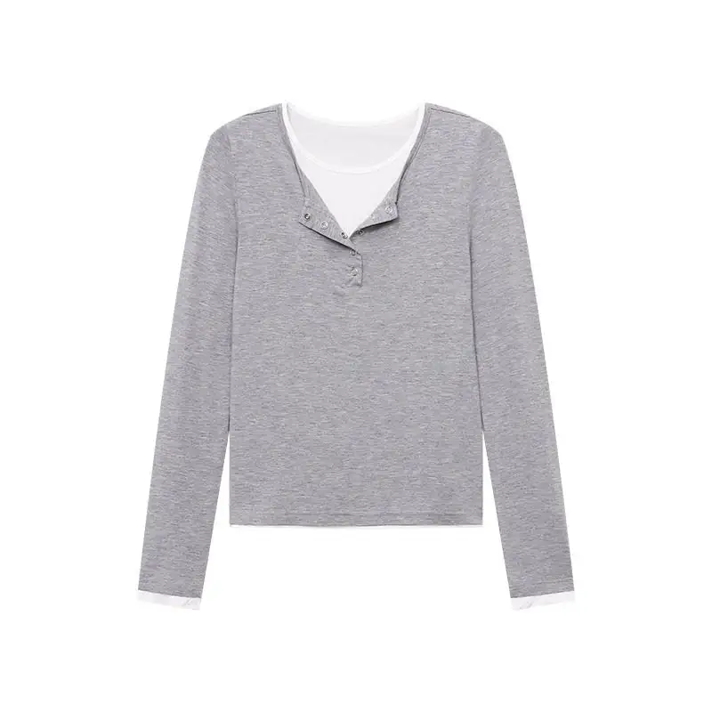 Color Block Two Tone Long Sleeve T-Shirt