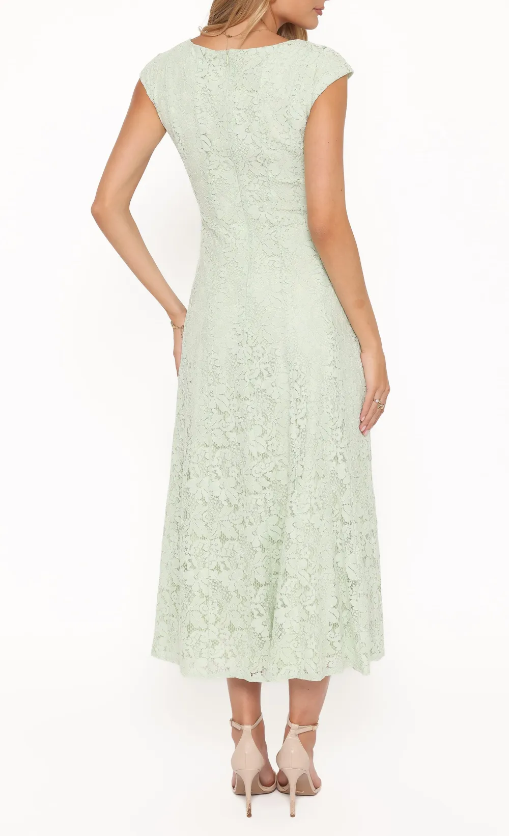 Lace A-Line Maxi Dress