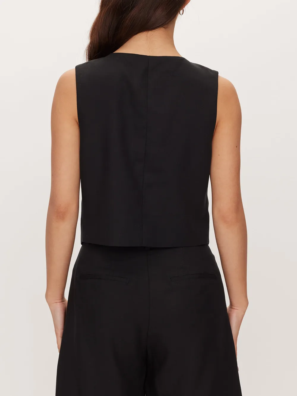 V-Neck Asymmetrical Vest