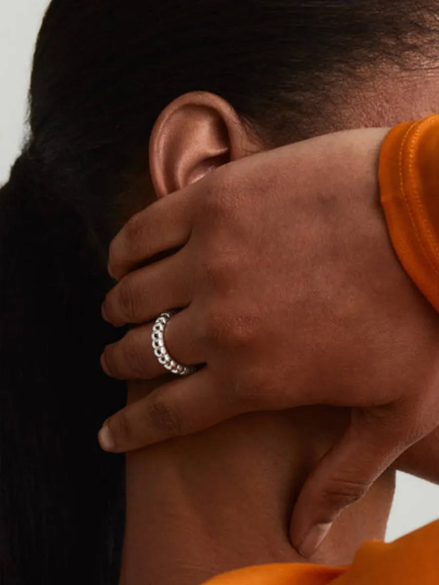Elegant Quilted Band Ring