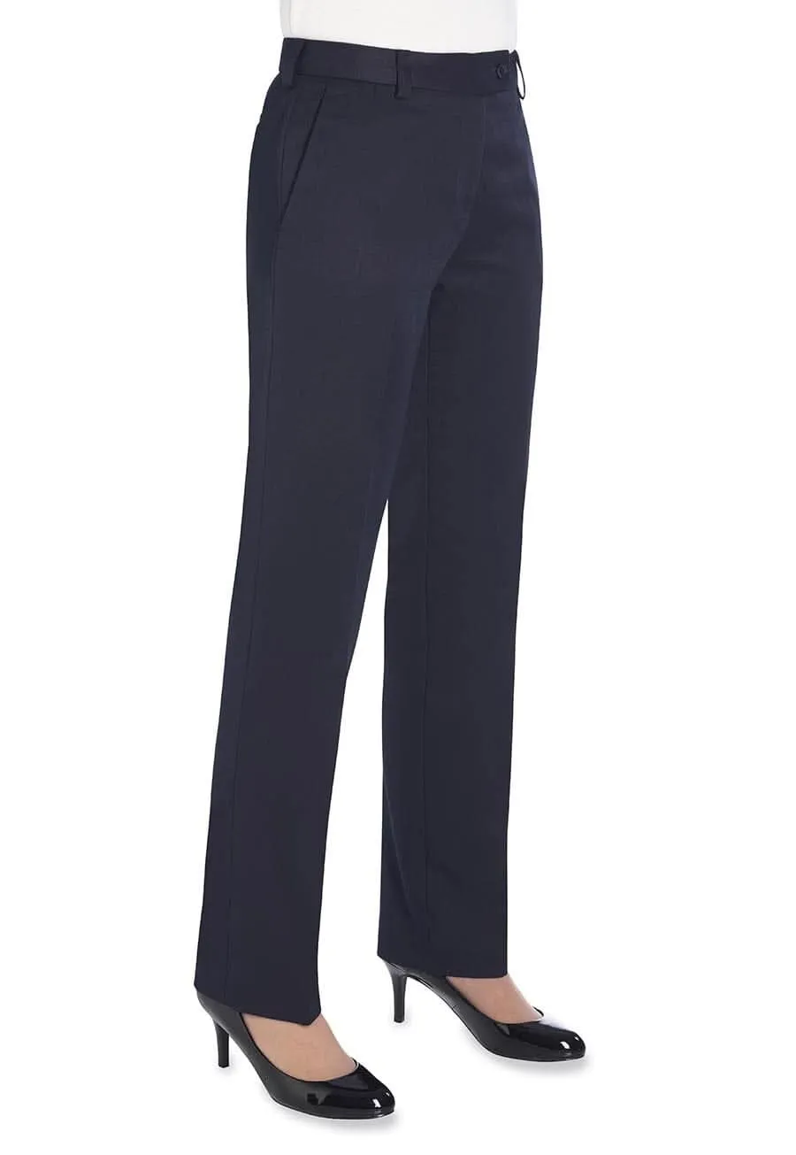 Women's Modern Straight Leg Suit Trousers
