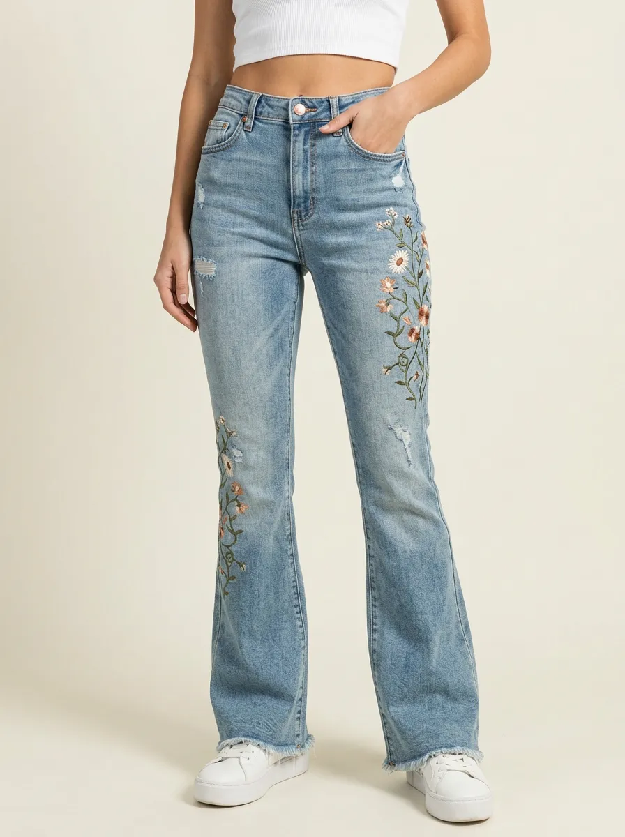 Flared Relaxed Everyday Jeans