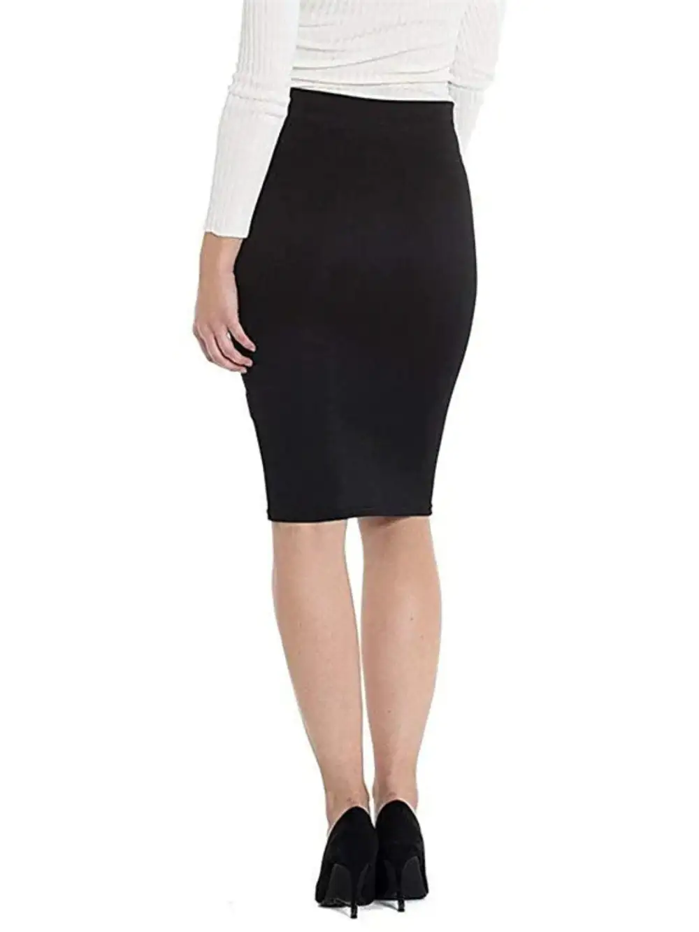 Structured Lightweight Wrap Skirt