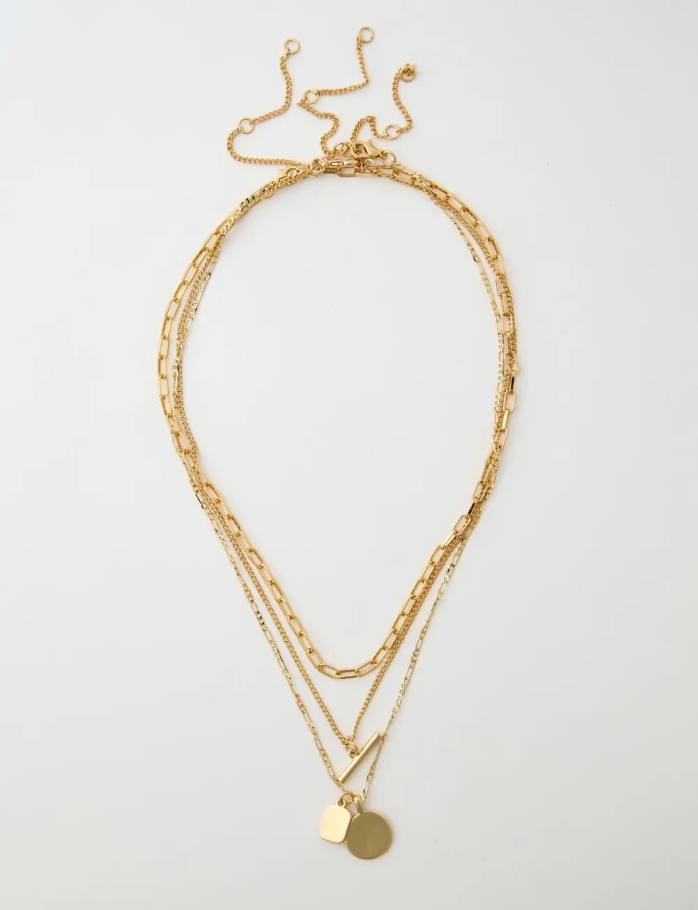 Fashionable And Creative Three-Layer Pendant Necklace