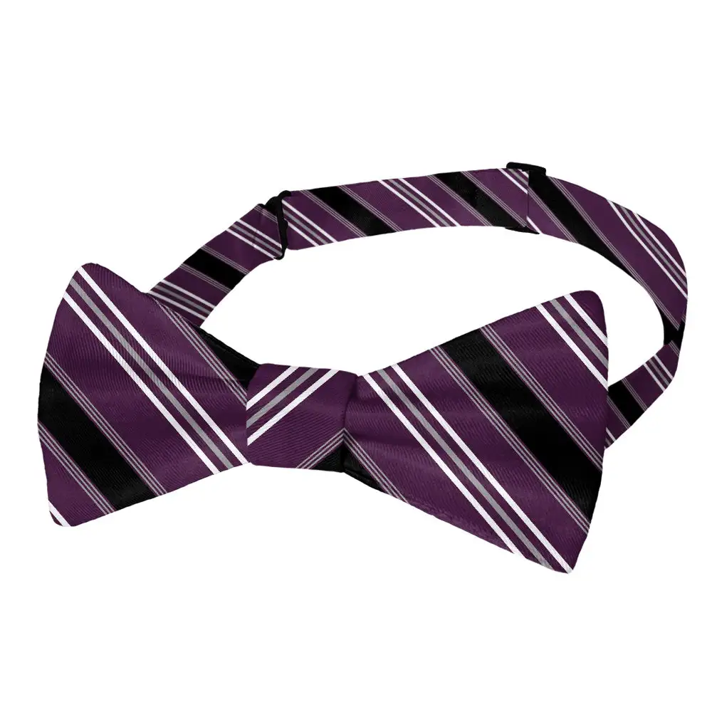 Refined Striped Bow Tie