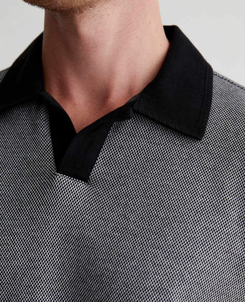 Men's Jacquard Polo Shirt
