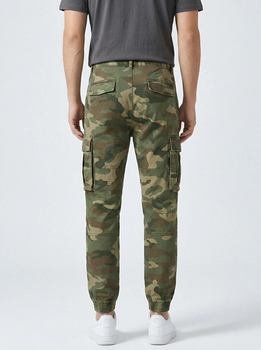 Urban-Tactical Camouflage Military-Inspired Camouflage Cargo Pants