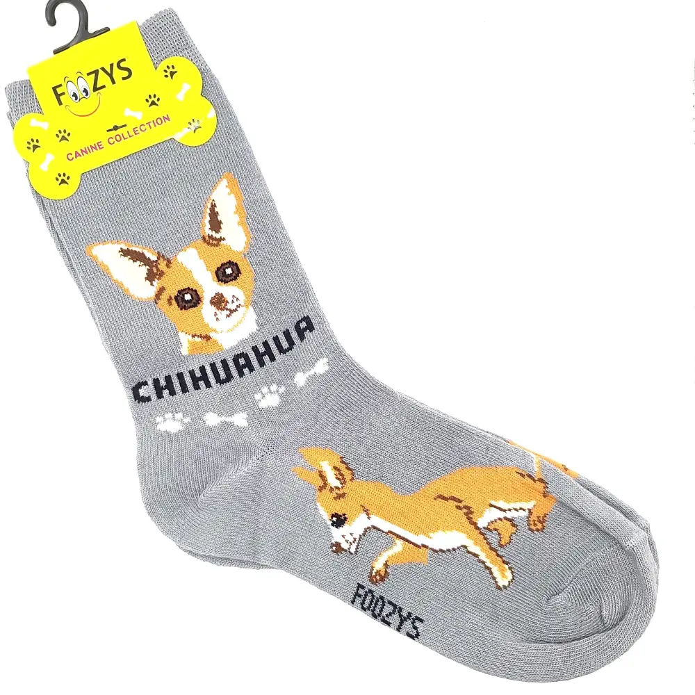 Unisex Chihuahua Crew Socks