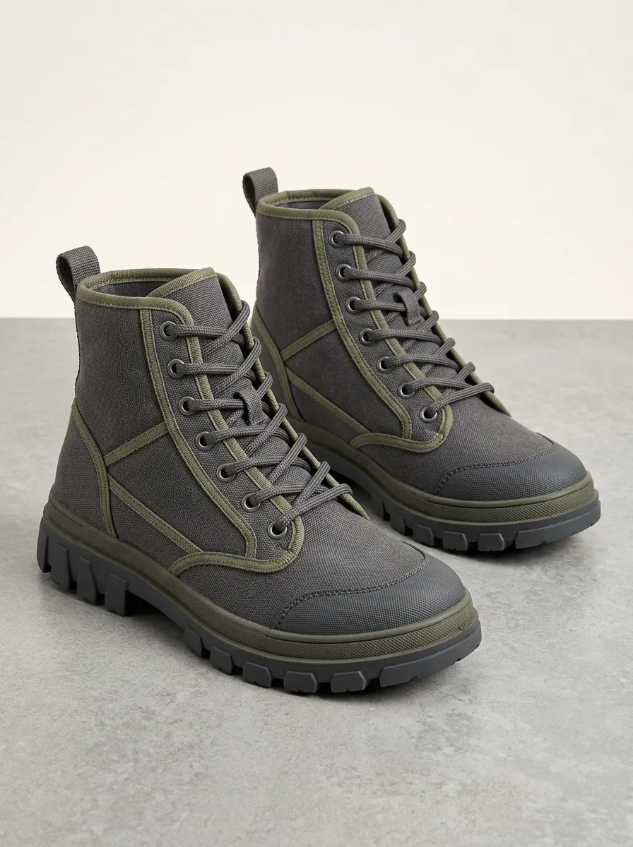 Outdoor Canvas Hiking Boots