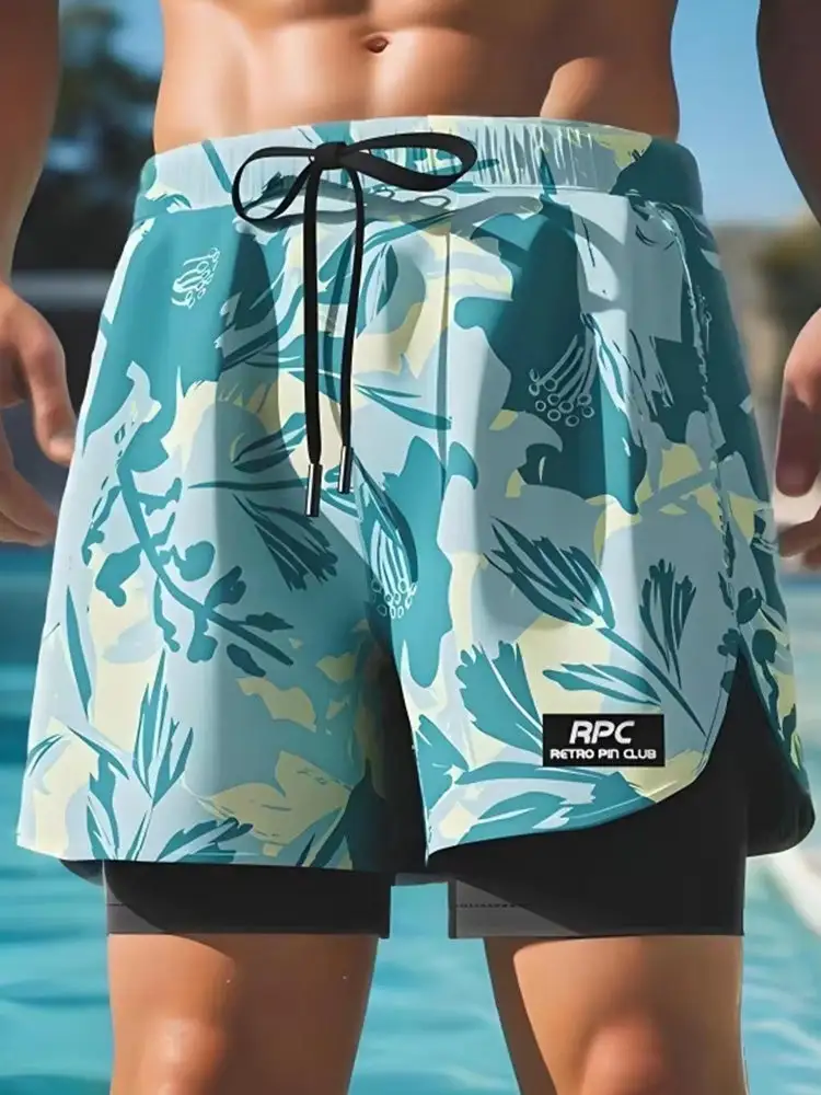 Printed Quick Dry Boardshorts