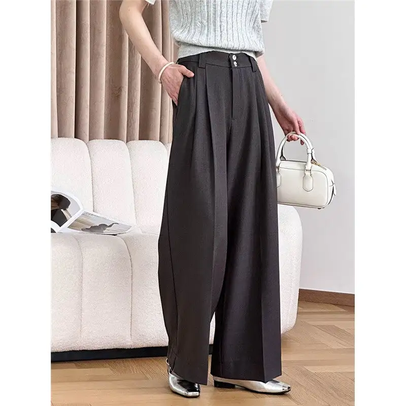 High Waist Loose Fit Casual Pants