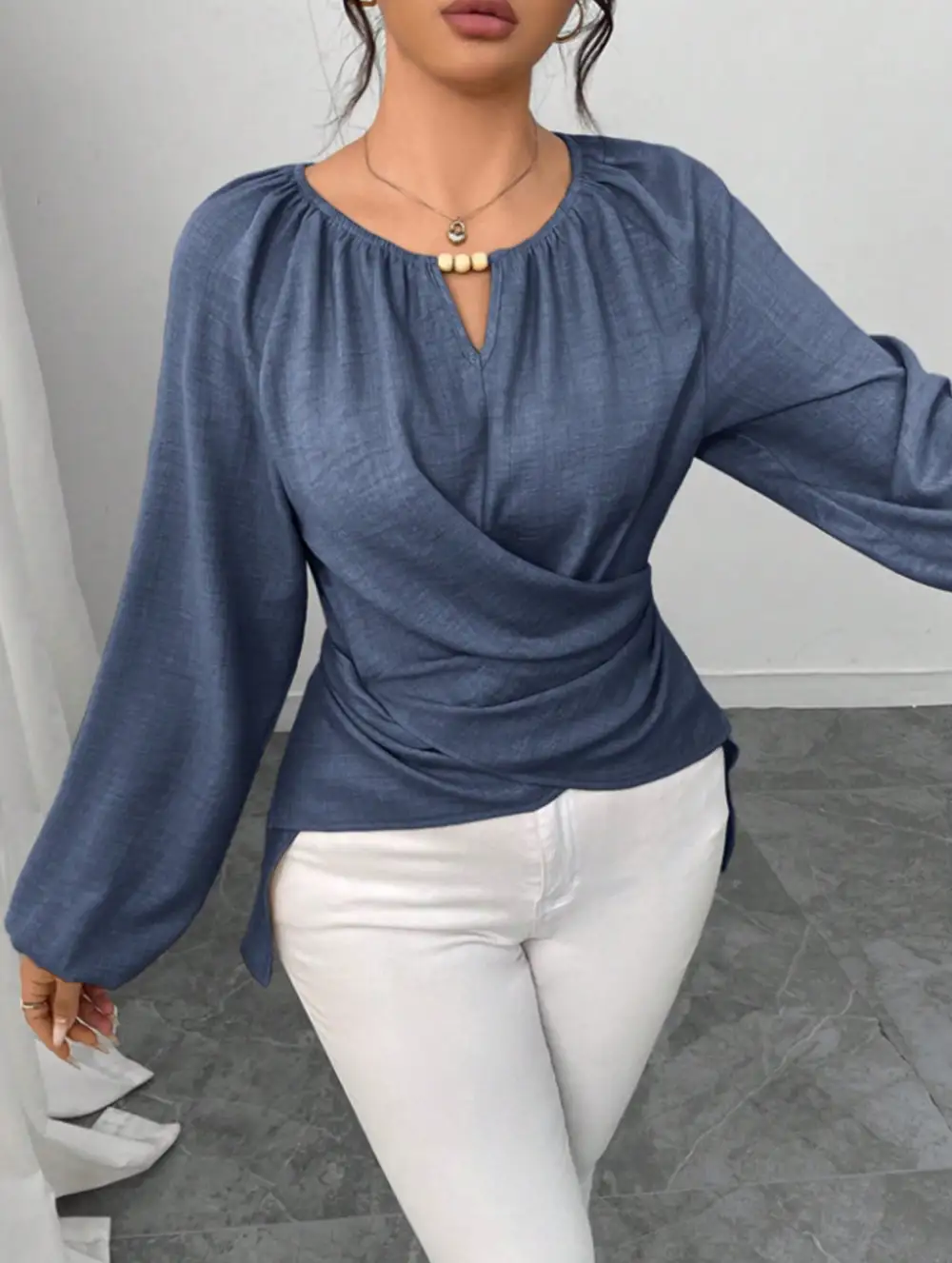 Lightweight Easy Drape Blouse