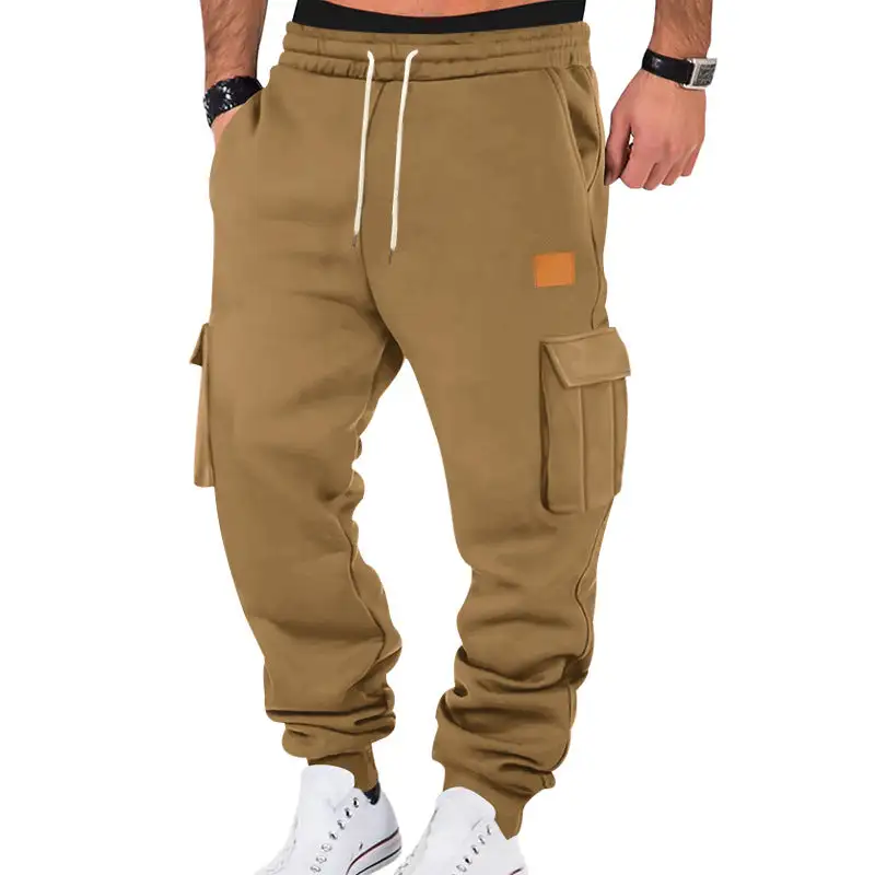 Men's  Urban Cargo Jogger Waistband Pockets Cargo Pants