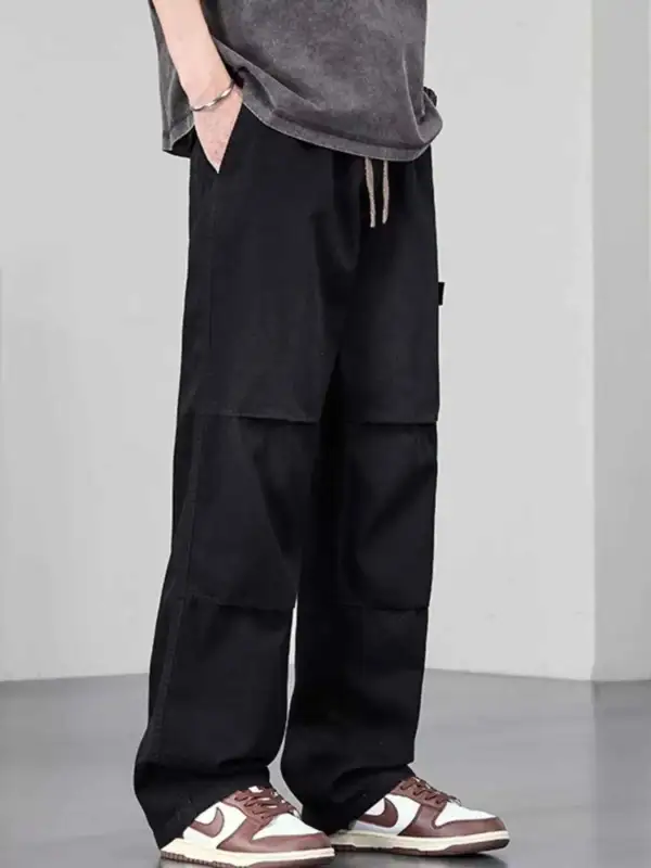Everyday Wide Leg Drawstring Jeans