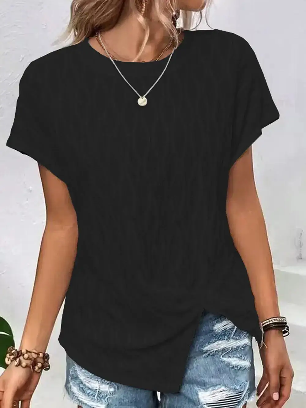 Everyday Round Neck Short Sleeve T-Shirt