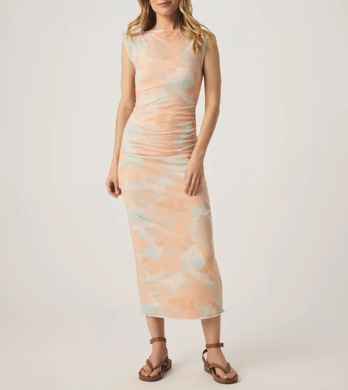 Airy Smooth Midi Dress