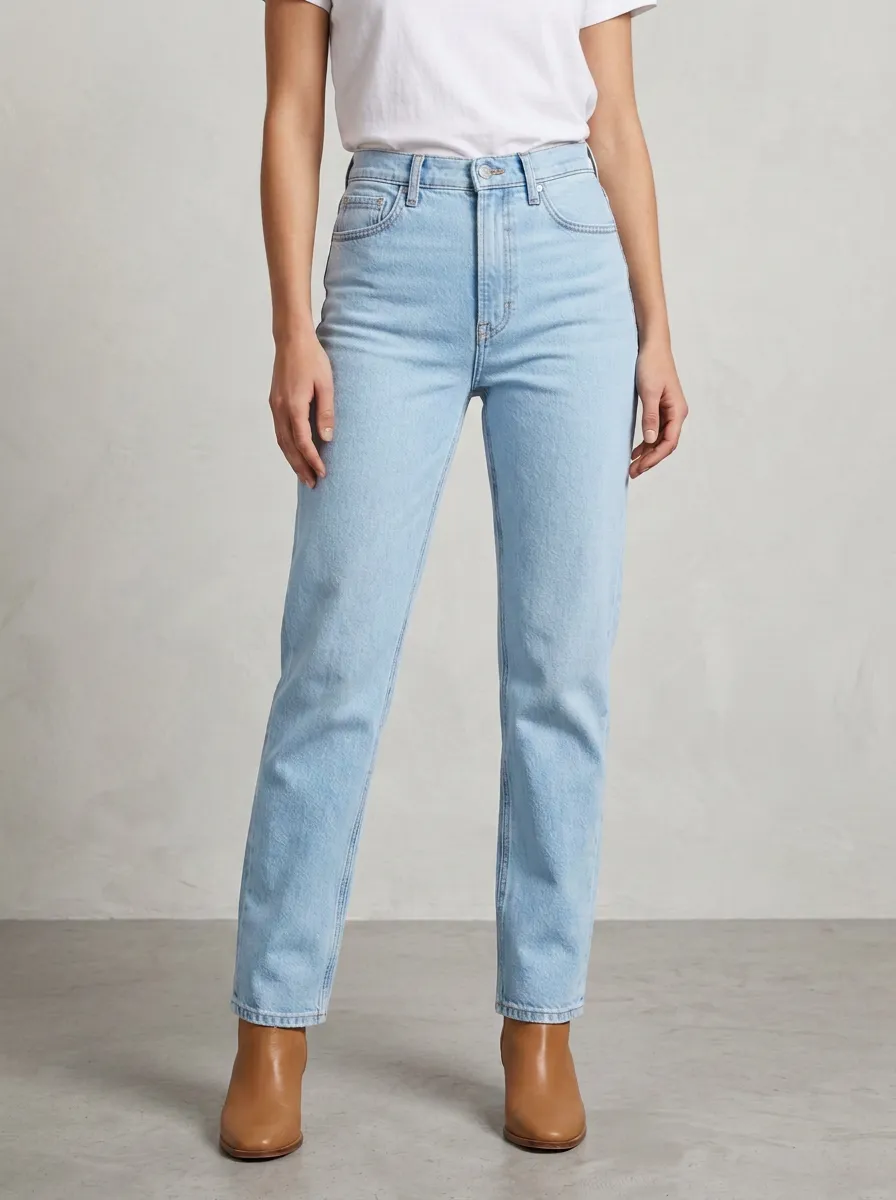 Relaxed High-Rise Women's Straight-Leg Jeans
