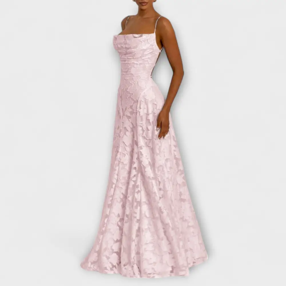 Elegant Jacquard Maxi