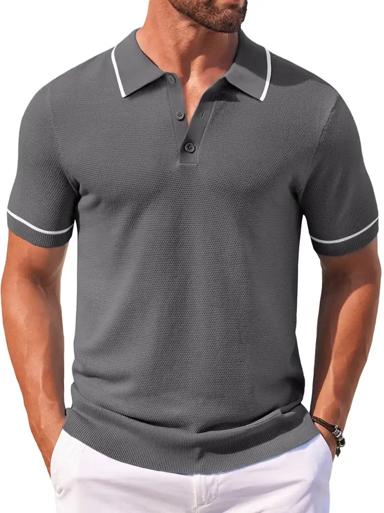Leisure Knit Golf Polo Shirts