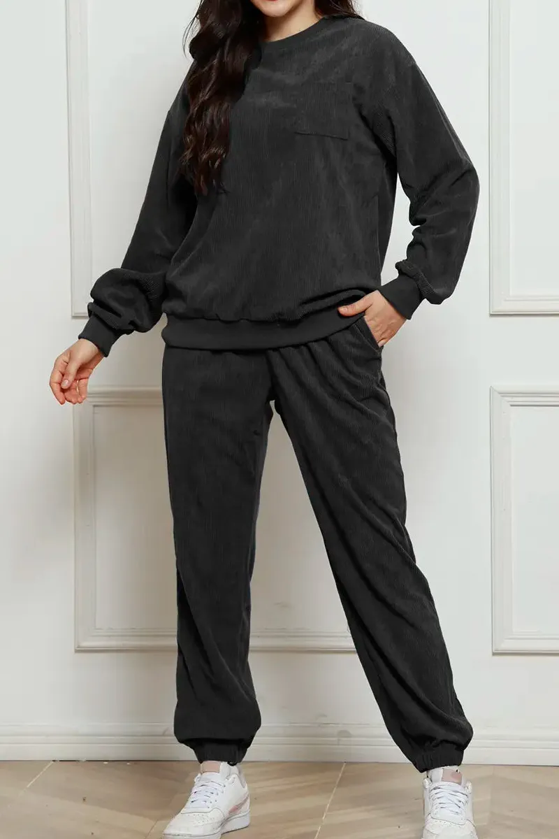 Drawstring Comfortable Everyday Pajama Set