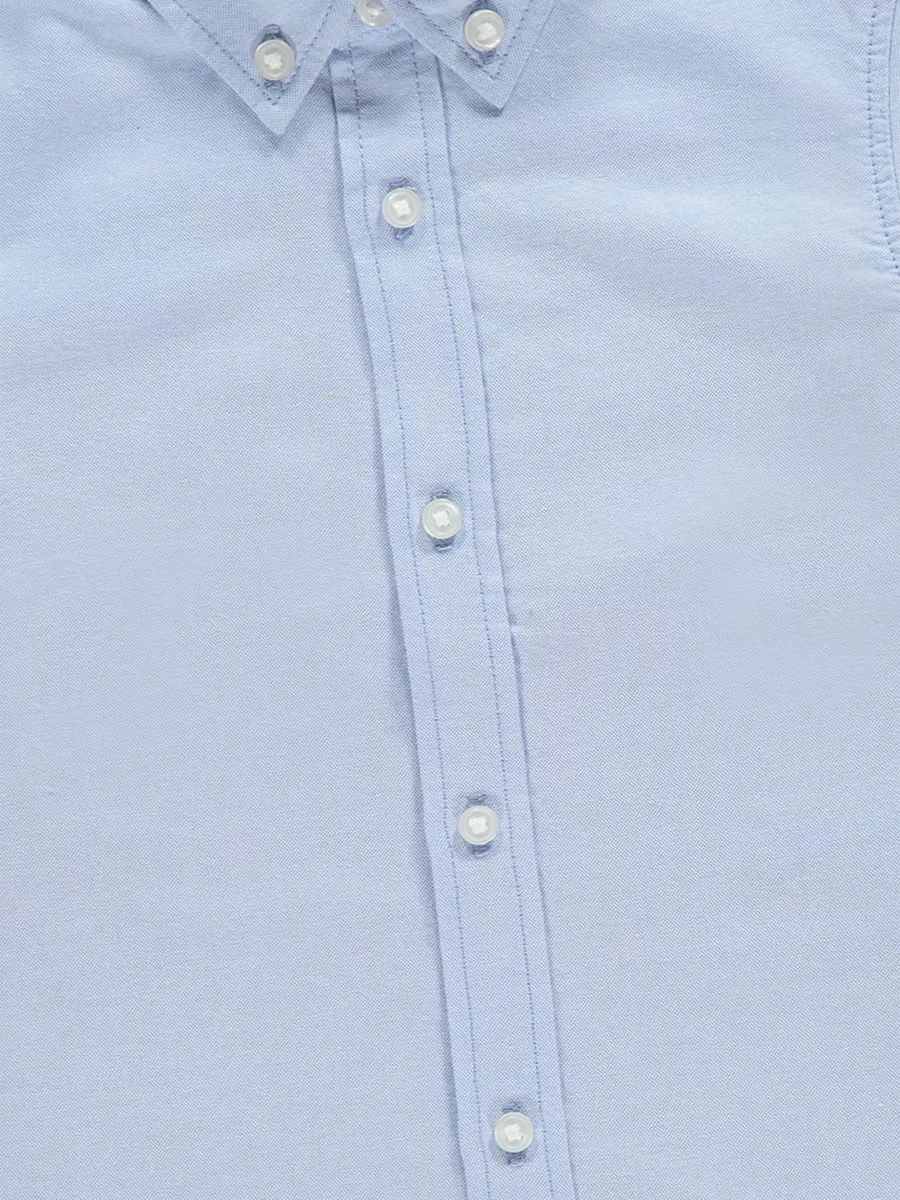 Light Blue Short Sleeve Oxford Shirt