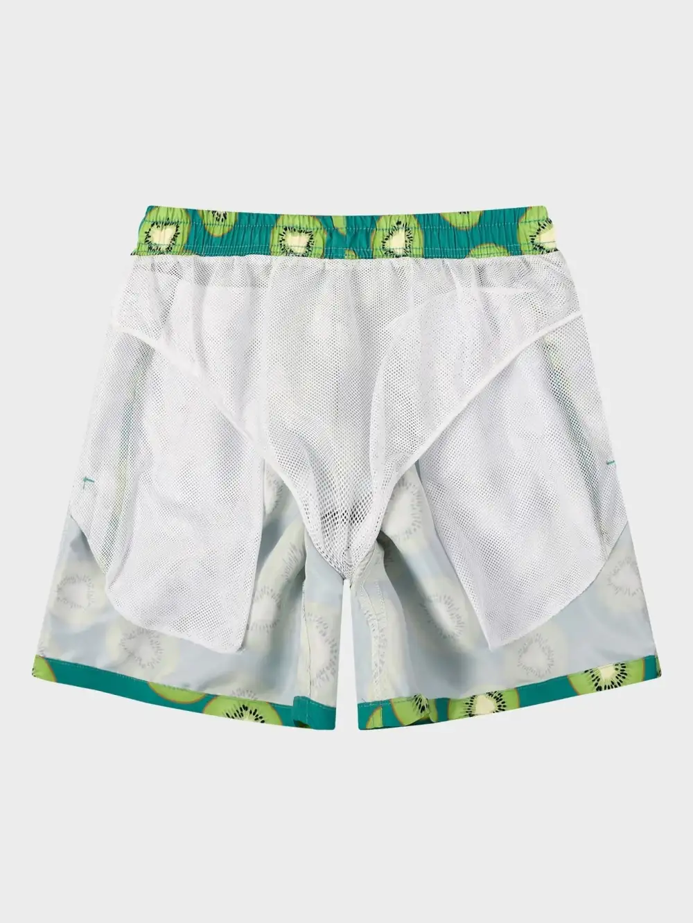 Men's Fruit Print Drawstring Swim Trunks