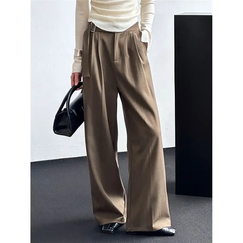 Loose High Waist Suit Pants