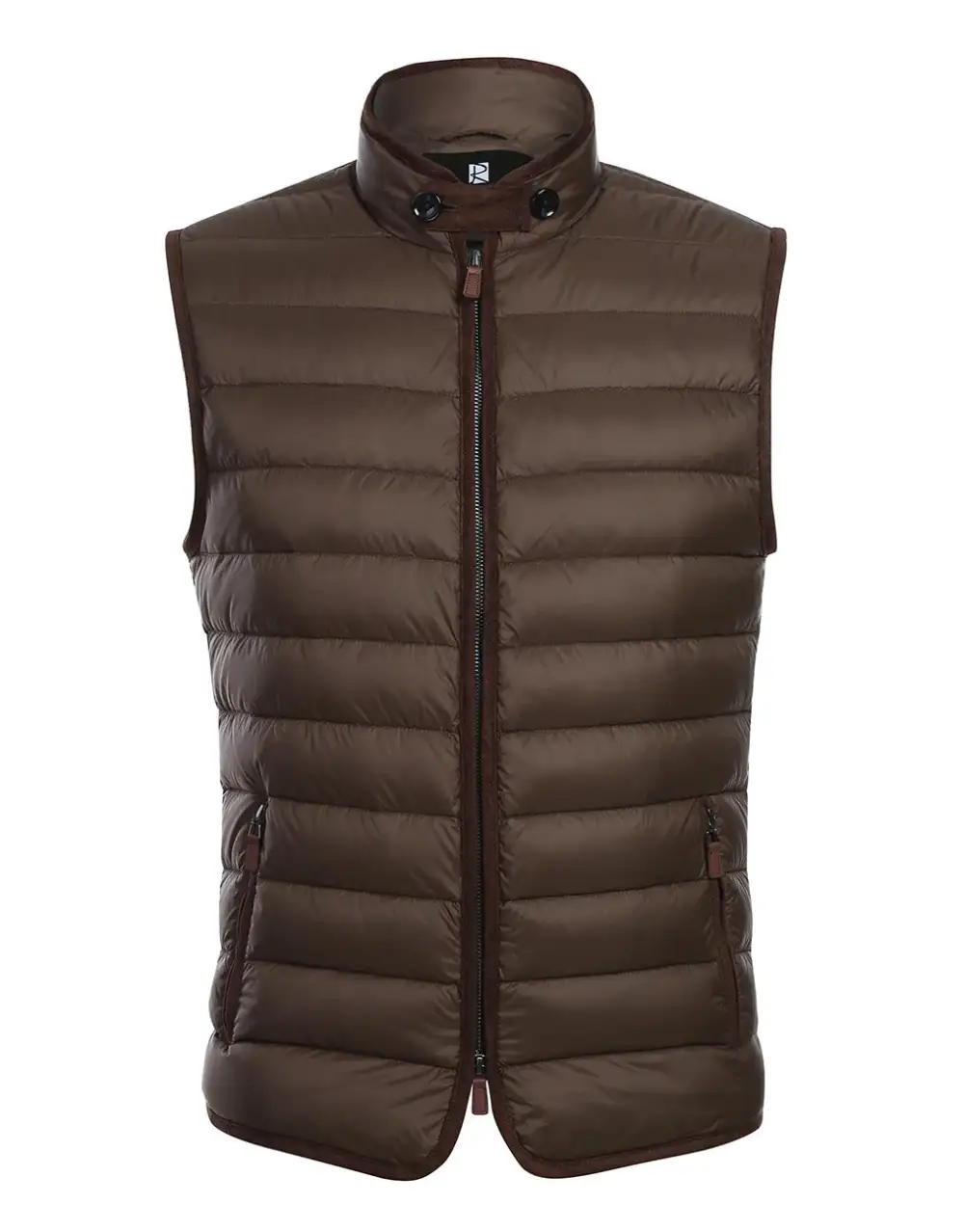 Brown Classic Fit Dress Vest