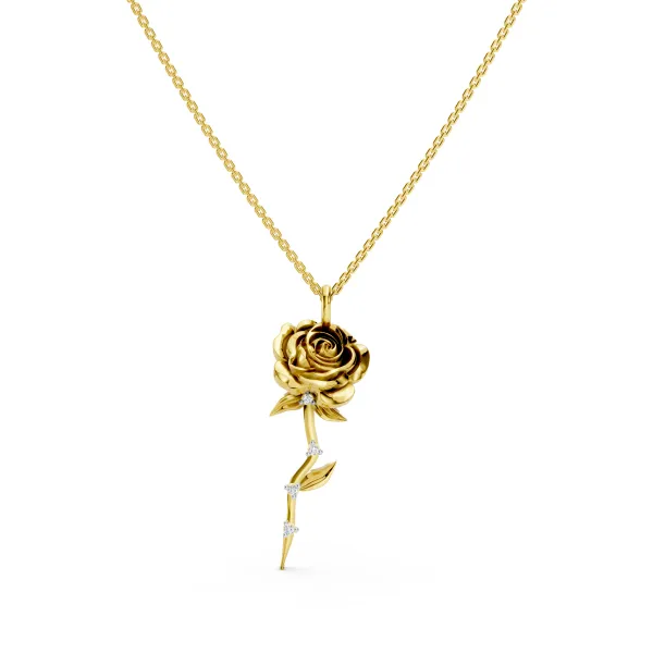 Floral Sparkling Necklace