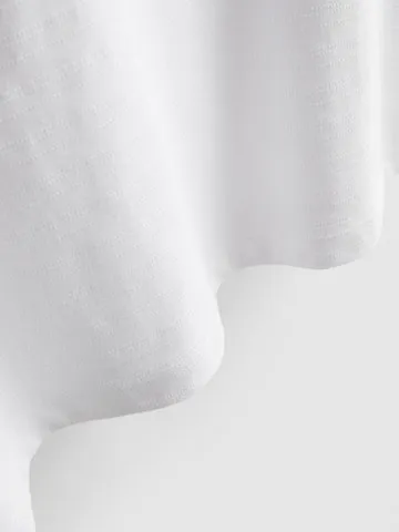 7-15yrs | Cotton Blend Textured T-Shirt