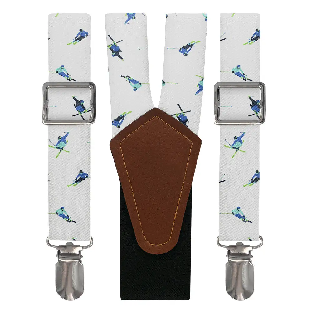 Alpine Skiing Theme Suspenders