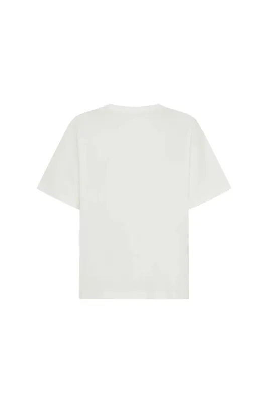White V-Neck Tee