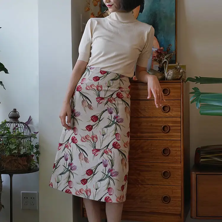 Roomy Easy Everyday Casual Polyester Skirt