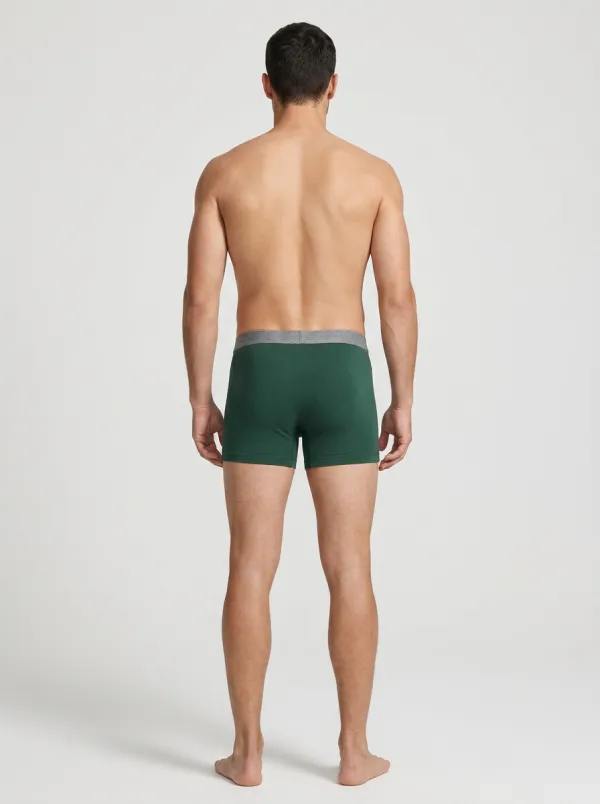 Pattern Elastic Waistband Pack Boxer Briefs