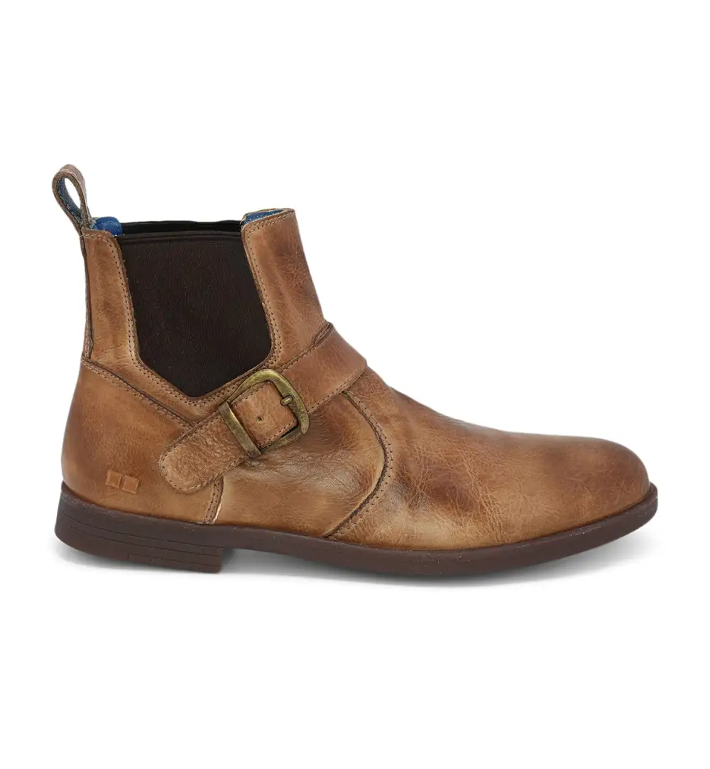 Buckled Streamlined Chelsea Boots