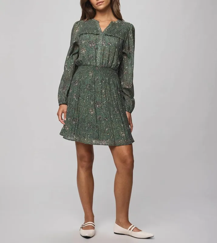 Easy Textured Floral Dress