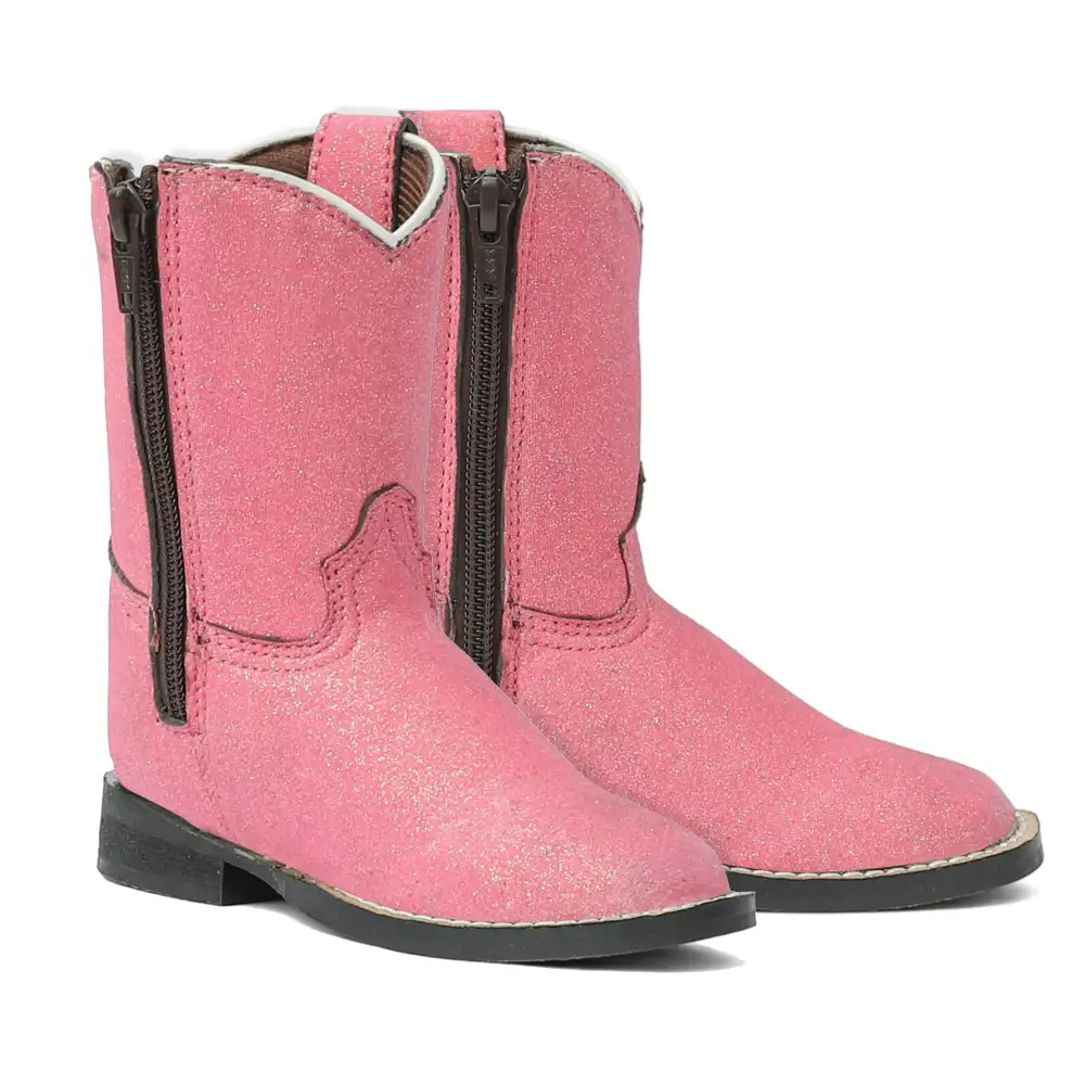 Casual Men's Denim Boots With Side Pull