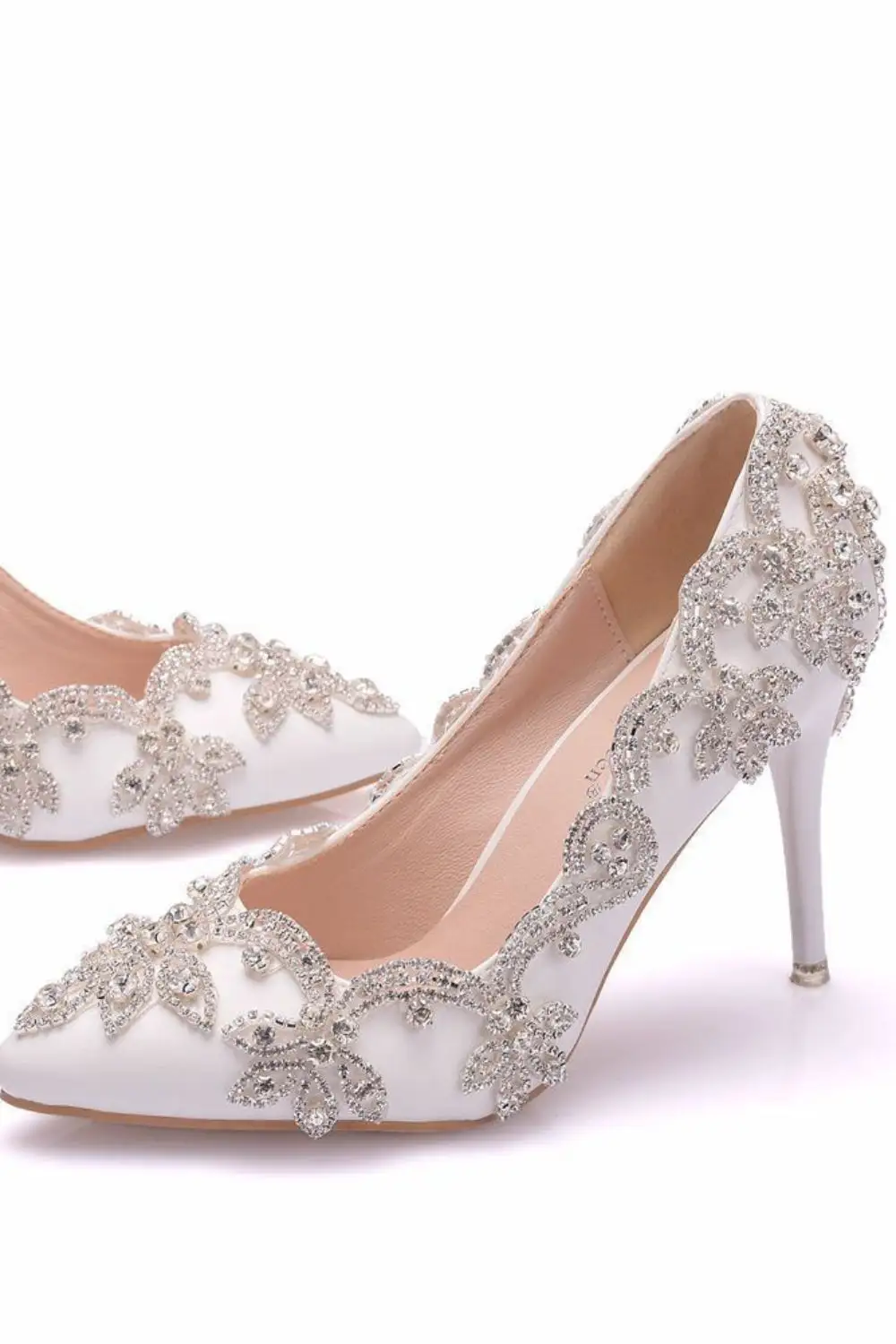 Stiletto Heel Rhinestone Evening Ready High Heels