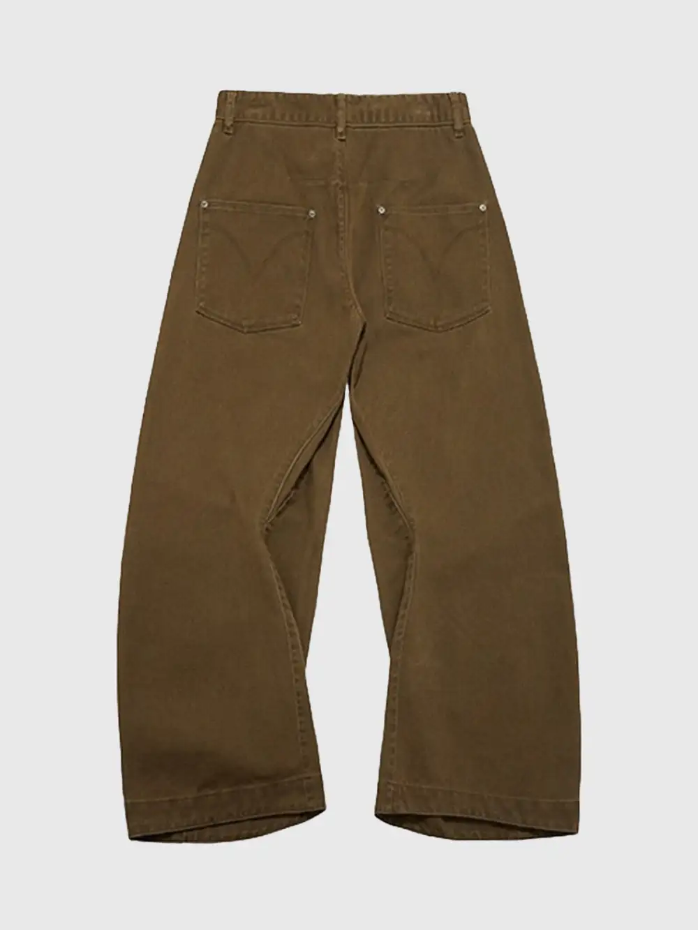 Utility-Inspired Barrel-Leg Pants