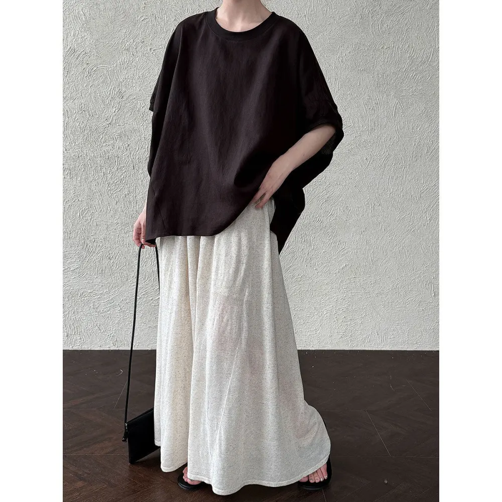 Batwing Sleeve Loose Shirt