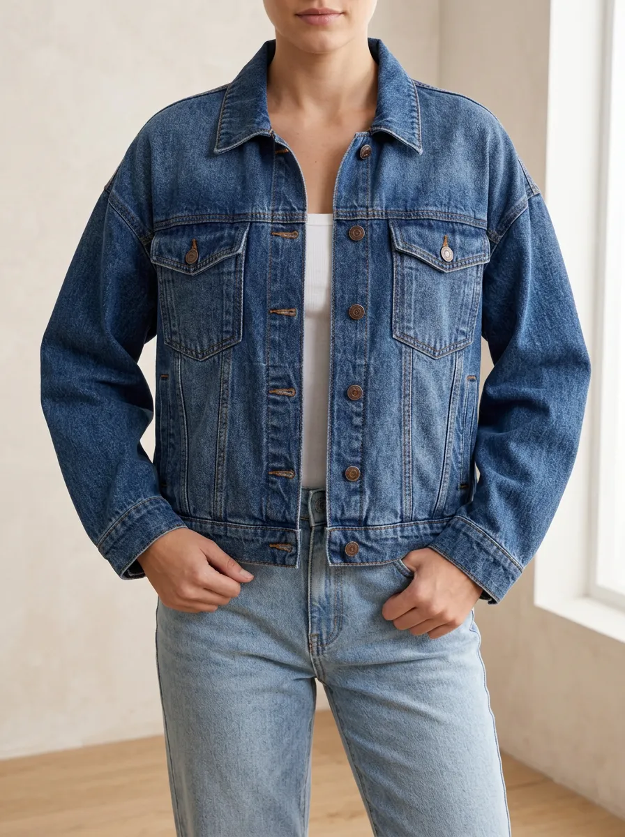 Printed Women's Denim Jacket