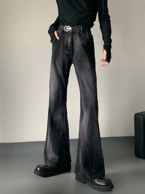 Obsidian Fade Flare Jeans